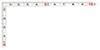 Shinwa Sokutei Curved Ruler Flat Pita White 1 Shaku Same Size On Both Sides 11174