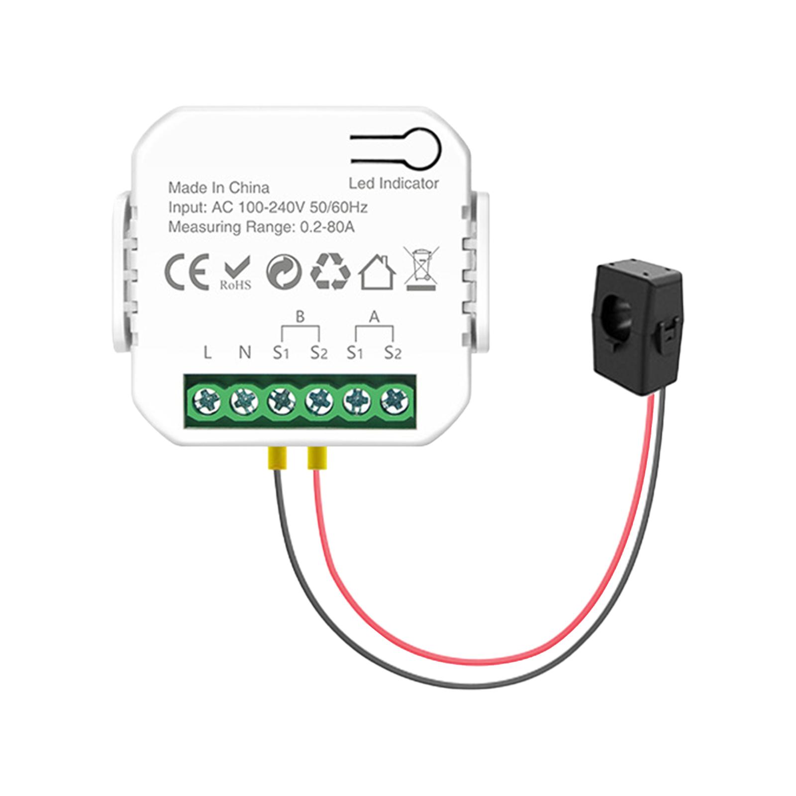 

WiFi Smart Meter Fault Self Test Measures Real Time Energy System Monitor for Apartment Dormitory Office Current Voltage