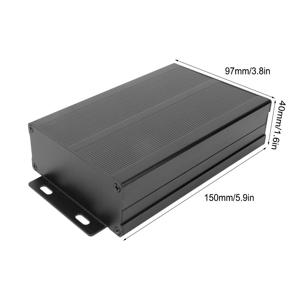 Enclosure Electronic DIY Circuit Board Project Protective Box Aluminum Cooling Case 40x97x150mm