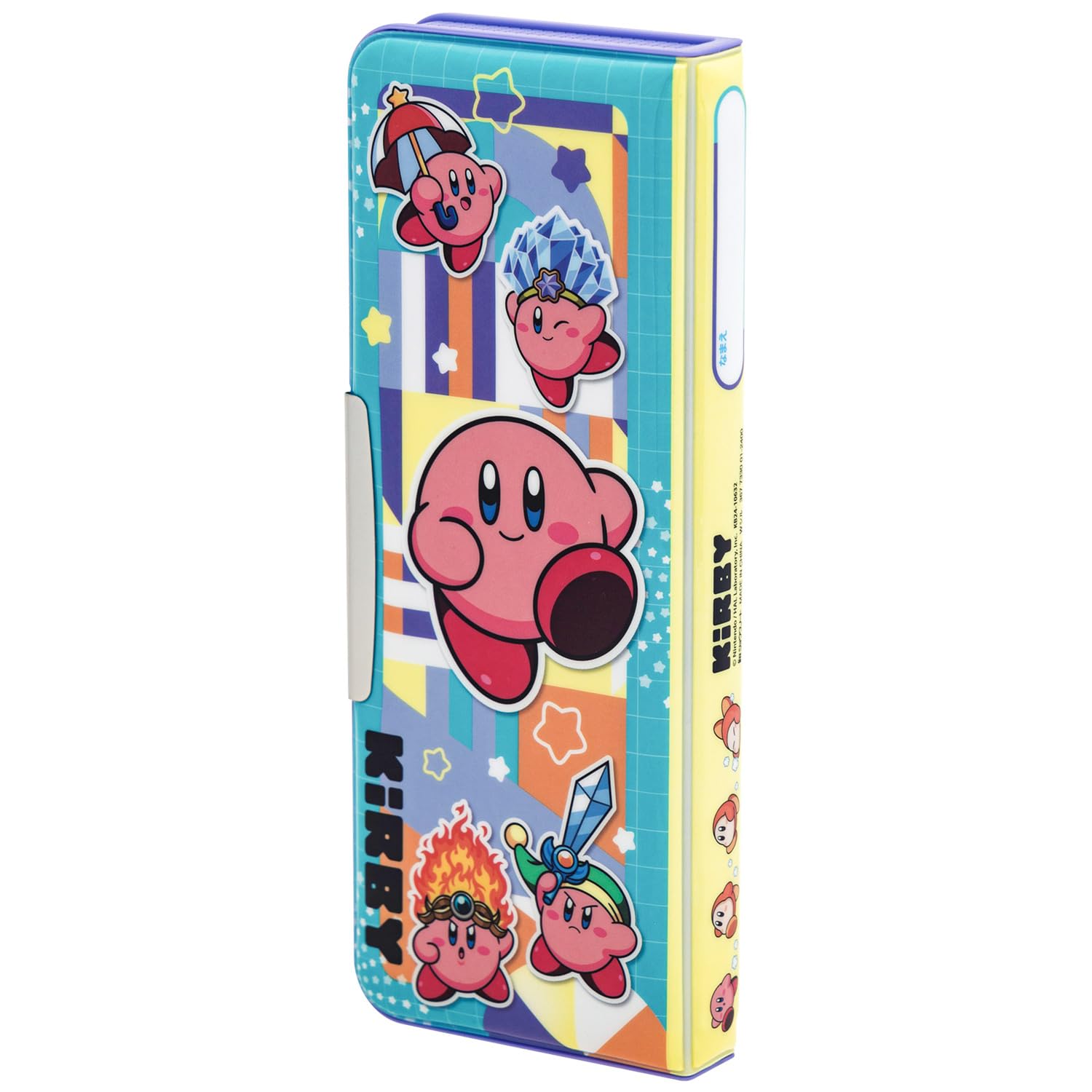 Showa Note Kirby Pencil Slim Glittery Mint 367733001 Case, Type, Double-Sided Opening, Green,