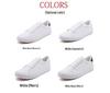 Korean-Style White Unisex Sneakers: 2025 Flat Sport Shoes for Teens, Students & Couples