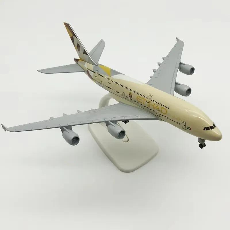 16/20CM Etihad Airways B787 A380 Legierungsflugzeug Flugzeugmodell Spielzeug Diecast Flugzeugmodell Für Geschenk Sammlung Kinder