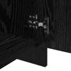 Sideboards 2 pcs Black Oak Effect 70 x 41 x 75 cm