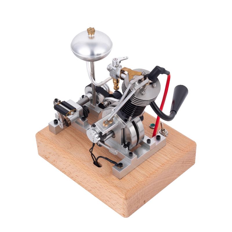 3.3CC V2Dual-cylinder Metal Four-stroke Physical Engine Model Scientific  Internal Combustion Engine Exquisite CNC Mechanic Gift