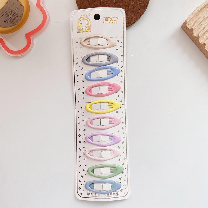 Korean Sweet Heart Cream Drip BB Hair Clip for Kids