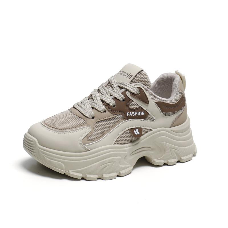 Plattform Papa Schuhe Frühling Neue Straße Snap Student Lauf Sneaker Höhe Zunehmende Freizeit