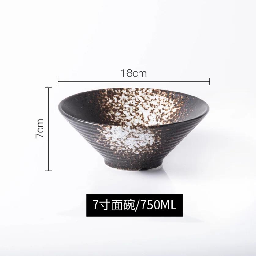 Ramen Bowl Japanese Tableware Noodle Ceramic Soup Tableware