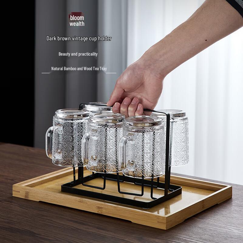 Haofeng Glass Pitcher and Drinking Glass Set