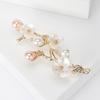 Süße Mode Temperament Perle Pfirsich Blossom Brosche Vielseitig Kleidung Zubehör Kragen Pin Fabrik