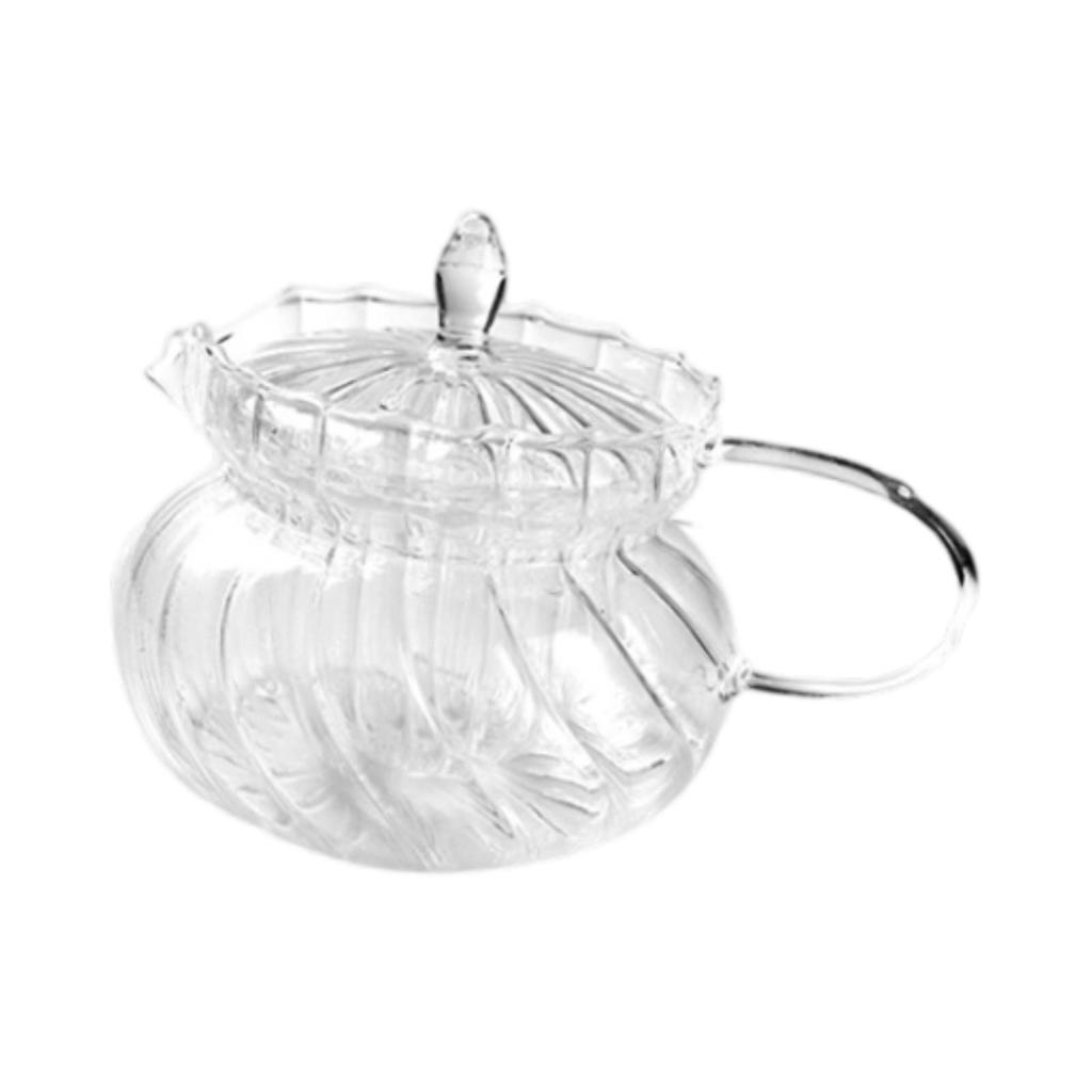 Glass Teapot Tea Glassware Borosilicate Long Last Use Removable Tea Strainer