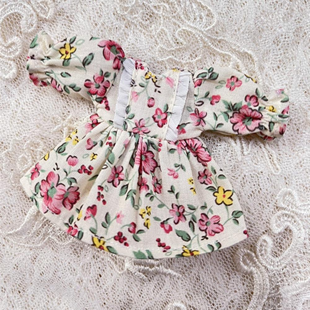 Handmade Printed Dresses Fashion Accessories Dolls Outfits Dresses Long Sleeve Multi-styles DIY Doll Clothes