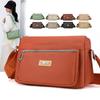 Summer 2026 Lightweight Nylon Crossbody Bag - Large Capacity & Fashionable for Casual Commuting