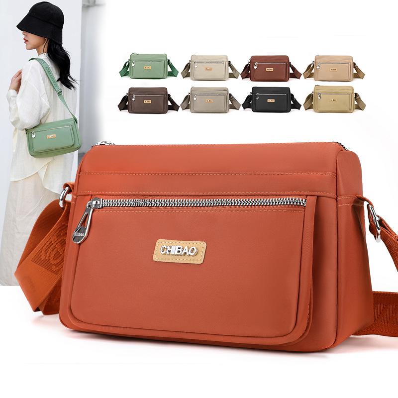 Summer 2026 Lightweight Nylon Crossbody Bag - Large Capacity & Fashionable for Casual Commuting