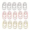 100 unidades Mini Clips de Papel em Forma de Coração Fofos Decorativos Clips de Papel Escritório Escola Casa Organização de Documentos Notas Fixadores de Papel