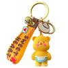 Exquisite Little Bear Cartoon Keychain - Cute Pendant for Backpack, Bag, or Gift