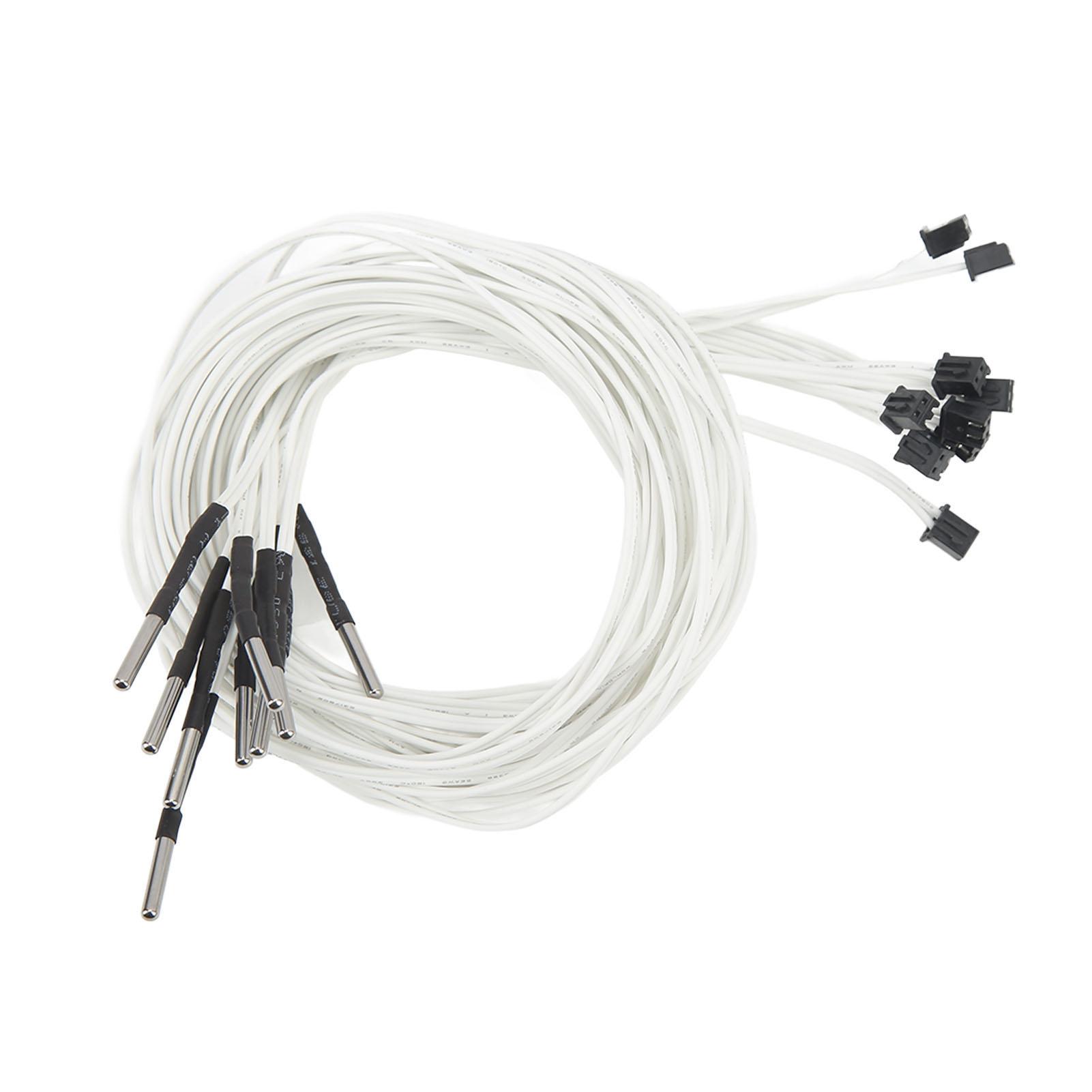 

15 шт. Термисторный датчик Высокотемпературный Чувствительный 304 Нержавеющая сталь 3D-принтер