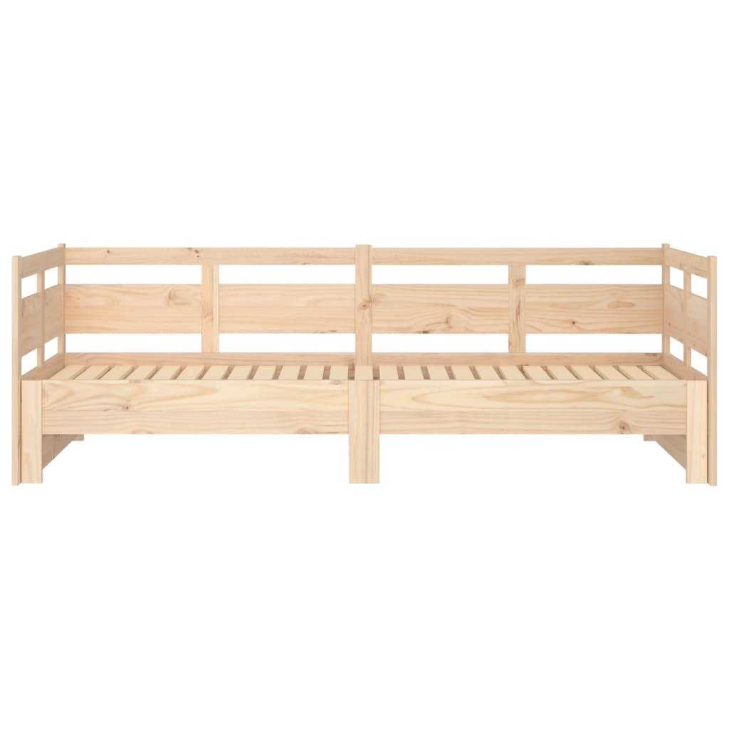 Vidaxl Łóżko Rozsuwane, Lite Drewno Sosnowe, 2X(80X200) Cm