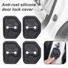 4 Pcs Anti-rust Silicone Door Lock Cover Lock Buckle Mute for EX30