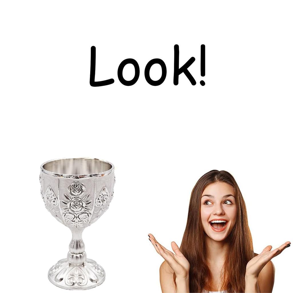 Small Wine Cup, One Sip Cup, European Home Metal Exhibition Decoration Ornament