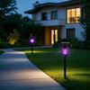 2Pcs 2-in-1 Solar LED Mosquito Killer Lights Waterproof Outdoor Pathway Lawn Lamp Insect Repellent Lighting for Garden Patio Courtyard
