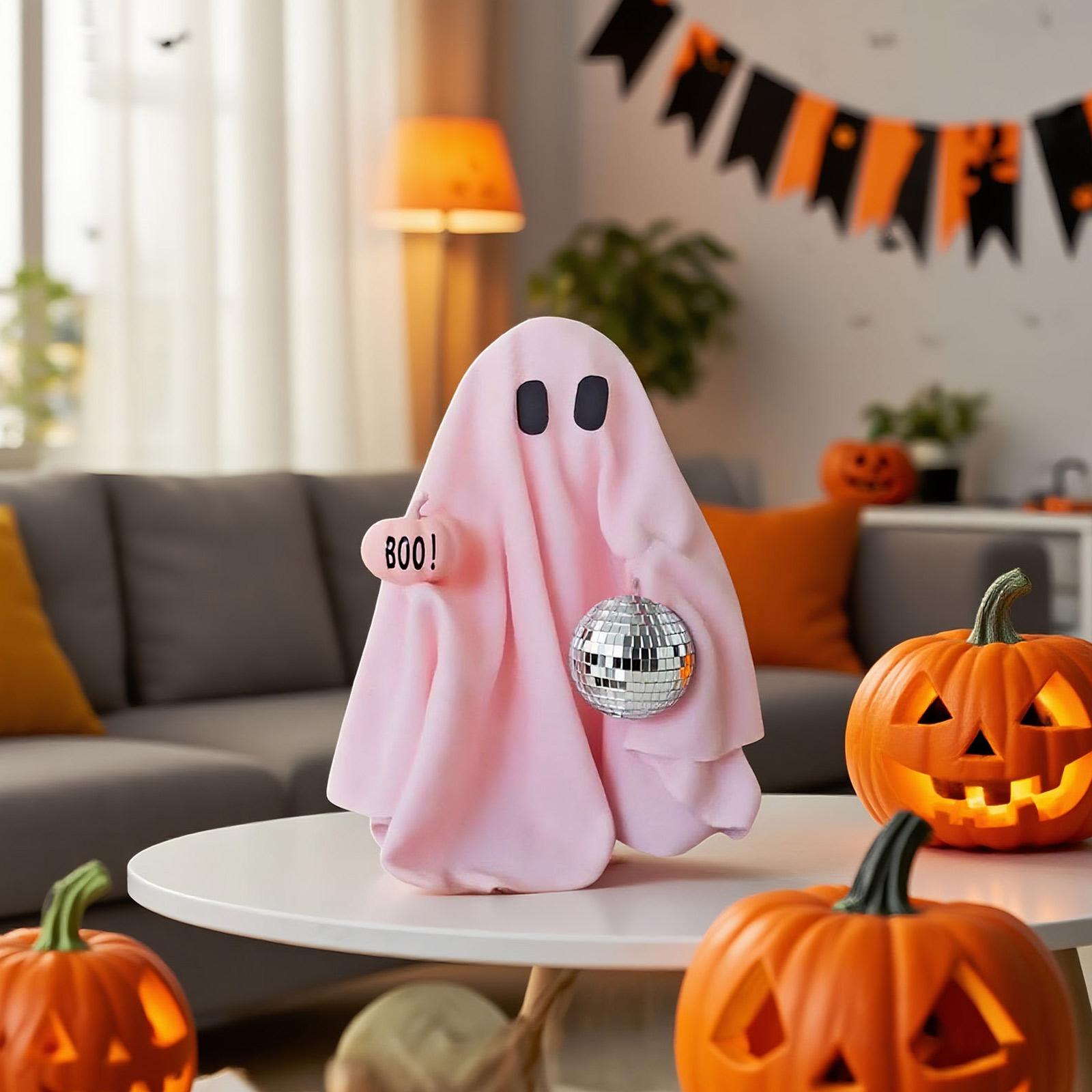 

Хэллоуин Настольные Милые Атмосферные Украшения Праздничные Декорации Реквизит Украшение Стола One Size розовый