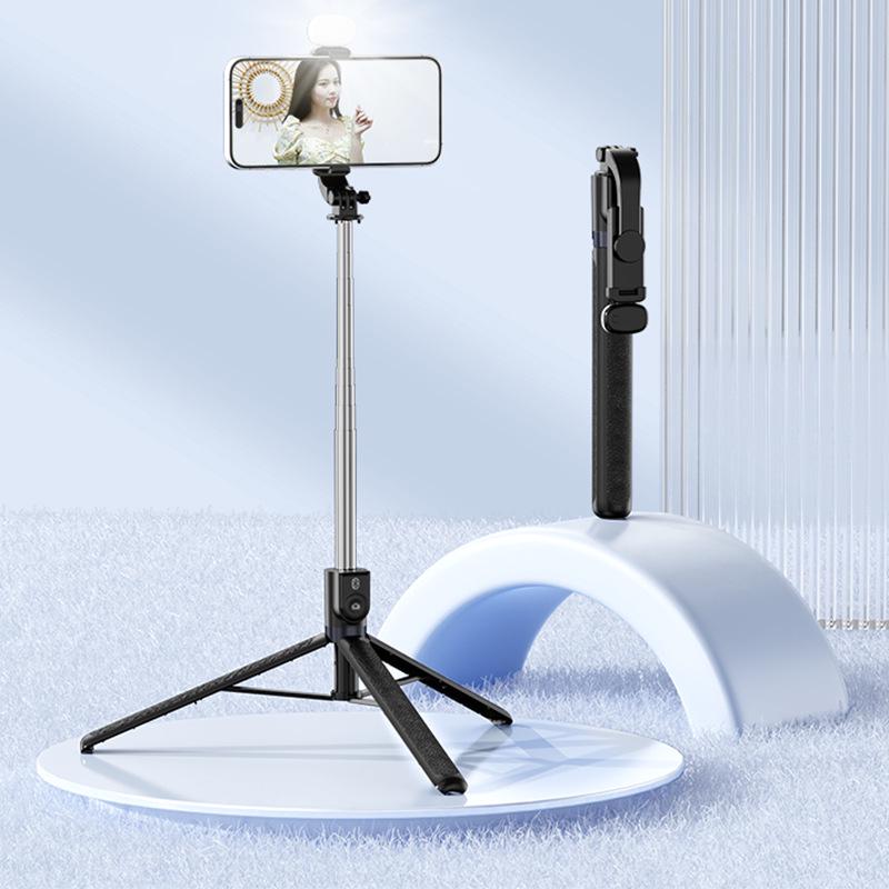 1.7m Portable Selfie Stick & Tripod with Bluetooth Remote for Live Streaming