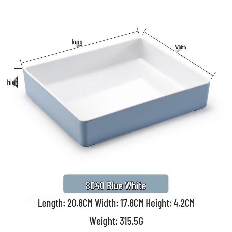 Melamine Rectangular Side Dish Plates