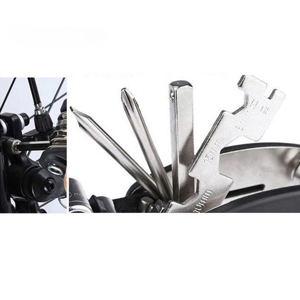 16in1 Bicycle Mountain Bike Repair Tool Kit Hex Spoke Wrench Screwdriver Set Sports