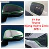 Front Bumper Strip / Fog Light Eyebrow / Rearview Mirror / Fuel Cover Trim Accessories For Toyota  Kijang Innova Zenix  2024