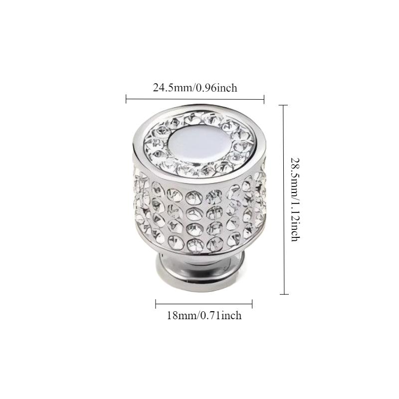 

Кристальные ручки для ящиков - Одно отверстие, Разные цвета для винного шкафа, комода, кухонного шкафа, мебели