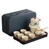Yipan Ru Kiln Panda Automatic Ceramic Tea Set
