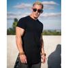 Men's Cotton Slim Fit Short Sleeve Sports T-Shirt - Plain, No Logo