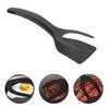 2 In 1 Nylon Grip Flip Tongs Egg Spatula Tongs Steak Spatula Tongs Clamp Pancake Fried Turners Kitchen Accessories