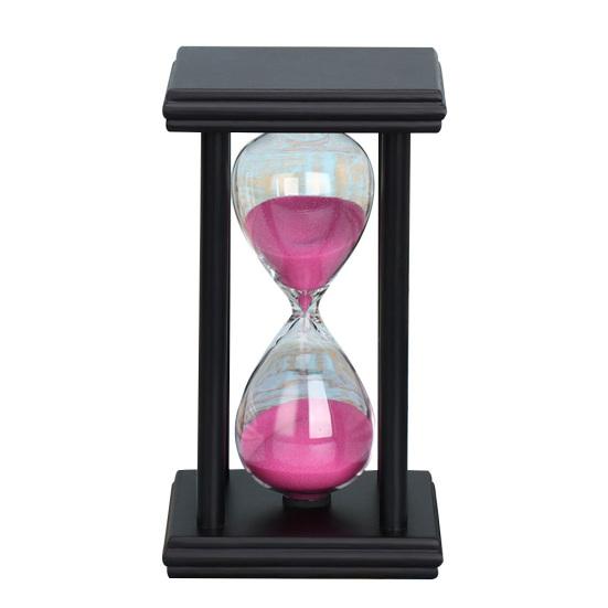 5/15/30min Wooden Sand Clock Sandglass Kitchen School Hourglass Timer Home Decor