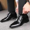 Business Men Dress Shoes Luxury Shoes Men Leather Original Anti-slip Oxford Shoe Pointed Wedding Shoes for Men Zapatos Hombre