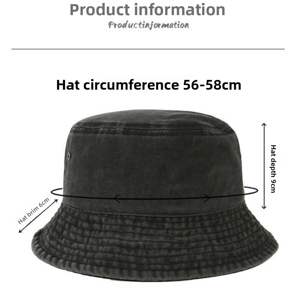 Fisherman's Hat, Vintage and Distressed, Unisex, Casual, Versatile Sun Hat, Bucket Hat