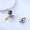 Original 925 Sterling Silver Charms Can Open Football Pendant Fit Original Bracelet Necklace For Women Men DIY Jewelry Gift