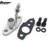 Aluminum Turbo Oil Feed Return Flange Kit For TOYOTA CT9 CT12 CT20 CT26 4AN Feed With 20mm Barb