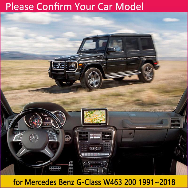 For Mercedes Benz G-Class W463 200 230 300 320 500 1991~2018 Liner Mat Dashboard Cover Pad Sunshade Dashmat Carpet Accessories