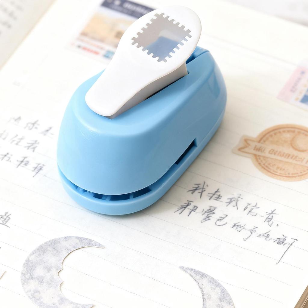 Rectangle Postage Stamp Craft Punch Lever Action Paper Scrapbooking Tool Precision Punching Card Making DIY Craft Supplies