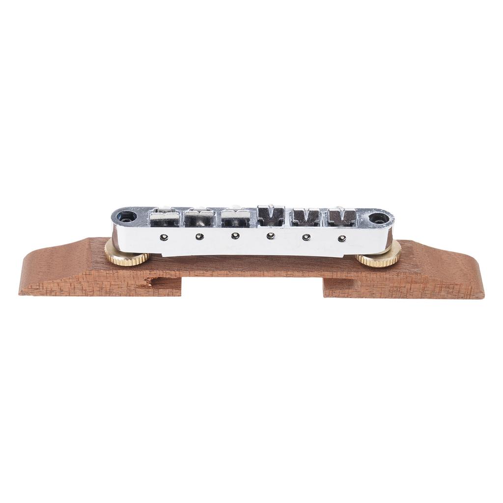 6 String Guitar Part Guitar Accesory Jazz Guitar Bridge Wood Guitar Bridge Guitar Wood Roller Saddles Bridge