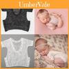Baby Mädchen Junge Spitzenstrampler für Neugeborene mit Nylongewebe und kurzen Ärmeln Perfekt für Fotoshootings