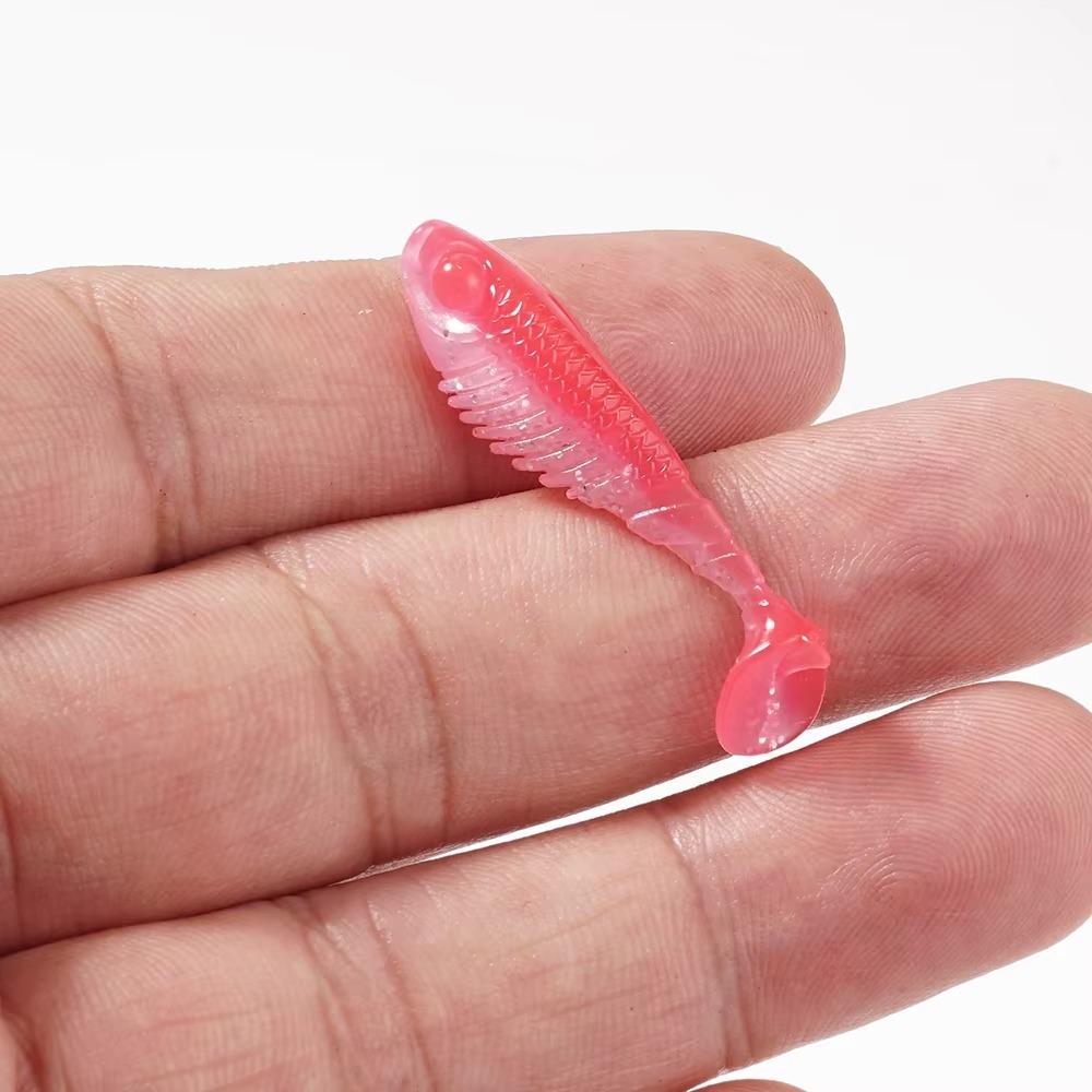 

0.8g Artificial Baits 3.6cm Leurre Souple Lure Bait Set Fishing Soft Bait Trout Fishing Color E