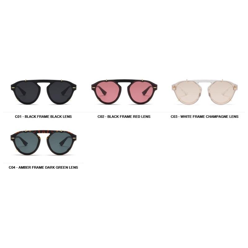 Luxury Fashion Women Sunglasses Vintage Oval Designer Ladies Sun Glasses Summer Shades