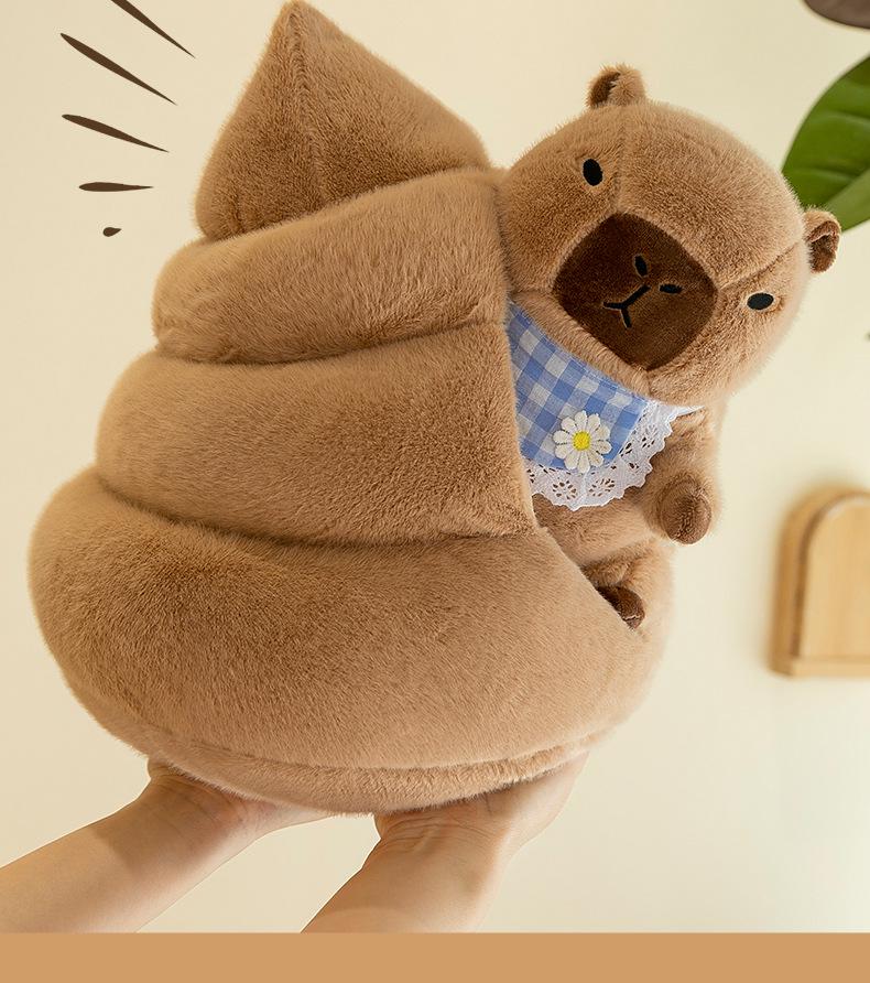 Capybara Ugly-Cute Plush Doll and Pillow Set