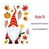 Thanksgiving Turkey & Autumn Maple Leaf Wall Stickers