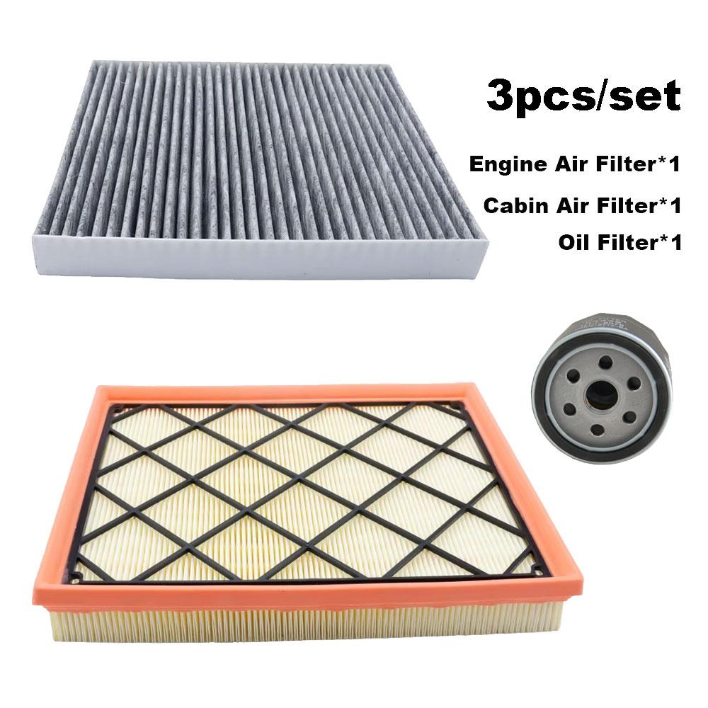 3pcs Filter Set For FORD KUGA III DFK 1.5 EcoBoost - FOCUS IV HN HM HP SA 2018 Engine AC Interior Cabin Air Oil Filter Kit
