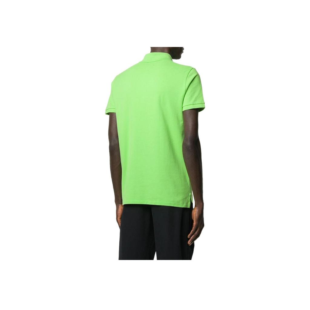 Polo Ralph Lauren Logo Embroidered Solid Color Short Sleeve Polo Shirt Men Tops Green 710782592-019