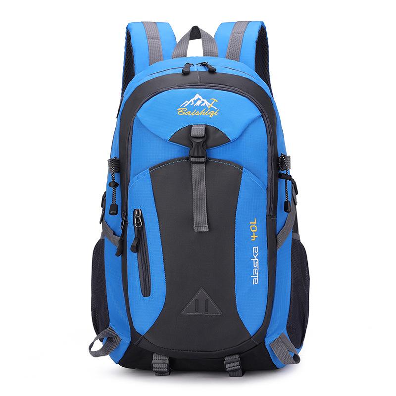 New 40L outdoor mountaineering bag men's and women's backpack sports schoolbag leisure travel travel backpack large capacity