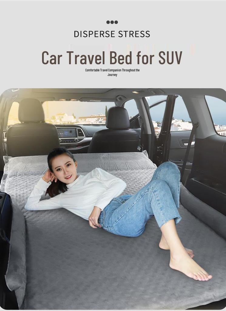 Automatic Inflatable Car Mattress for Rear Seat and SUV Trunk